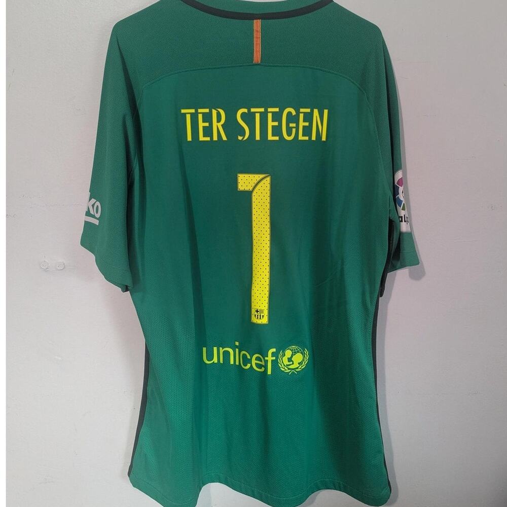 Barcelona Ter Stegen Player Issue Jersey 2XL